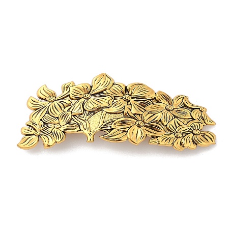 Alloy Retro Hair Barrettes AJEW-K048-12AG-1