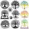 Custom PVC Plastic Clear Stamps, for DIY Scrapbooking, Photo Album Decorative, Cards Making, Stamp Sheets, Film Frame, Tree of Life, 160x110x3mm