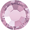 Preciosa&reg Crystal Hotfix Flatback Stones, Czech Crystal, Round(438 11 612 Chaton Rose VIVA 12 &reg), 20020 Light Amethyst, SS8(2.3~2.5mm)