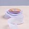 Organza Ribbons, Wired Sheer Chiffon Ribbon, for Hair Bow Clips Accessories Making, Gift Packing, Light Steel Blue, 1-5/8 inch(40mm), about 10 Yards(9.14m)/Roll