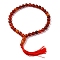 Natural Carnelian Bracelet Beads Stretch Bracelets, Inner Diameter: 4-1/2 inch(11.3cm)