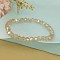 Classic Ethnic Style Faceted Glass Stretch Bracelets for Women