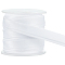 BENECREAT 12.5M Polyester Ribbon, for Garment Accessories, White, 5/8 inch(15mm), about 13.67 Yards(12.5m)/Set