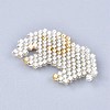 Handmade Seed Beads Pendants SEED-I012-53A-2
