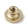 Golden Tone Wax Seal Brass Stamp Head DIY-B079-01G-K-3