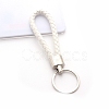 Handwoven Imitation Leather Keychain PW-WG34868-11-1