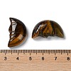 Natural Tiger Eye Carved Healing Moon with Human Face Figurines G-B062-06A-3