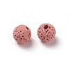 Unwaxed Natural Lava Rock Beads G-F325-8mm-A10-2