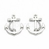 Nautical Theme Tibetan Style Alloy Pendants TIBEP-MSMC021-07M-3