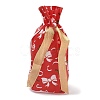 Christmas Deer Plastic Packing Pouches Drawstring Bags ABAG-Q053-03D-3