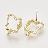 Alloy Stud Earring Findings PALLOY-S121-246-1