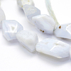 Natural Blue Lace Agate Beads Strands G-K202-02-3