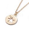 Real 18K Gold Plated Brass Pendants Necklaces NJEW-JN02421-02-3
