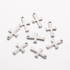 304 Stainless Steel Tiny Cross Charms STAS-YW0001-28P-2