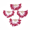 Polycotton(Polyester Cotton) Tassel Pendant Decorations X-FIND-T041-13-1