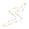 Brass Satellite Chains Necklace for Women NJEW-P265-06G-2