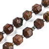 Natural Jasper Beads Strands G-O201B-140G-2