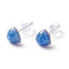 Triangle Resin Stud Earrings Set for Girl Women EJEW-D278-12S-2