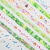 Floral Theme Pattern Paper Adhesive Tape TAPE-PW0004-004-3