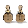 Natural Smoky Quartz Perfume Bottle Pendants G-Q163-10G-09-1