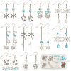 SUNNYCLUE DIY Christmas Snowflake Earring Making Kit DIY-SC0022-76-1
