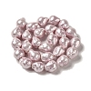 Electroplated Shell Pearl Beads Strands BSHE-G035-01A-08-2