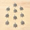 Tibetan Style Alloy Chandelier Components Links TIBE-YW0001-52-3