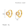 Cubic Zirconia Hoop Earrings VX9431-10-1
