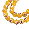 Handmade Millefiori Glass Beads Strands LK-SZ0001-01J-1