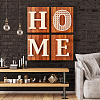 Hollow Wooden 3D Letter Wall Stickers HJEW-WH0043-57O-6