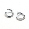 304 Stainless Steel Jump Rings STAS-E043-8x1mm-2