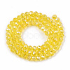 Electroplate Glass Beads Strands EGLA-A034-T8mm-B20-2