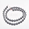 Non-magnetic Synthetic Hematite Beads Strands X-G-P218-16-09-2