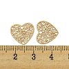 Brass Etched Metal Embellishments Charms KKC-D001-27KCG-3