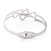304 Stainless Steel Bangles BJEW-O184-20P-2