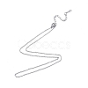 Non-Tarnish 304 Stainless Steel Cable Chains Necklace for Men Women NJEW-N050-A03-S15-3