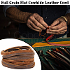 Gorgecraft Flat Cowhide Leather Jewelry Cord LC-GF0001-10A-01-4