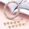 Undyed & Natural Moon and Star Xingyue Bodhi Beaded Jewelry Sets SJEW-JS01128-7