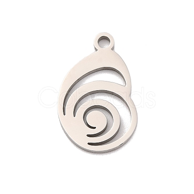 Non-Tarnish 201 Stainless Steel Pendants STAS-U016-09P-02-1