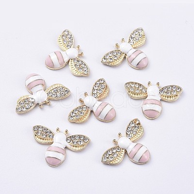 Alloy Enamel Cabochons X-ENAM-WH0047-44A-1