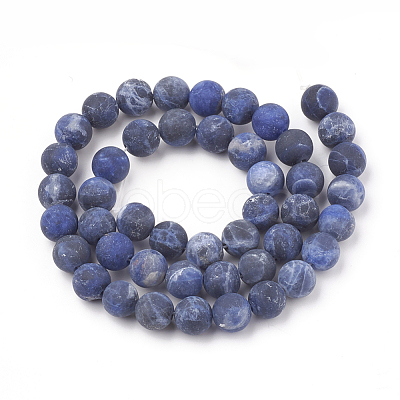 Natural Sodalite Beads Strands G-T106-055-1