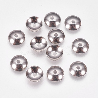 Non-Tarnish Apetalous 201 Stainless Steel Bead Caps X-STAS-L205-13D-1