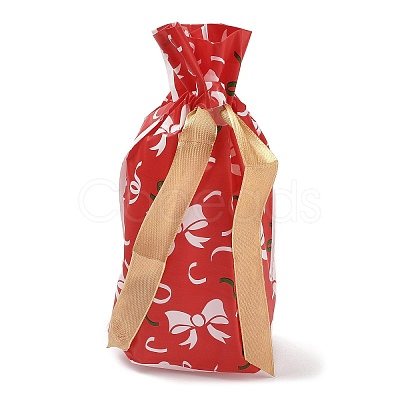 Christmas Deer Plastic Packing Pouches Drawstring Bags ABAG-Q053-03D-1