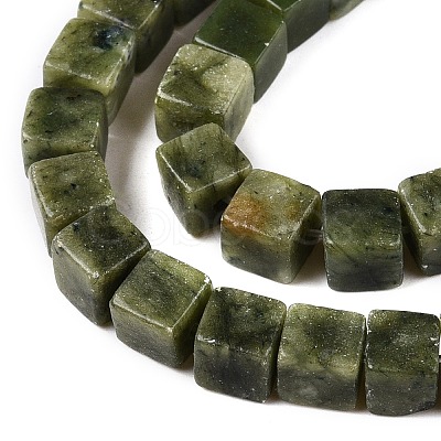 Natural TaiWan Jade Beads Strands G-T139-6x6-21A-1