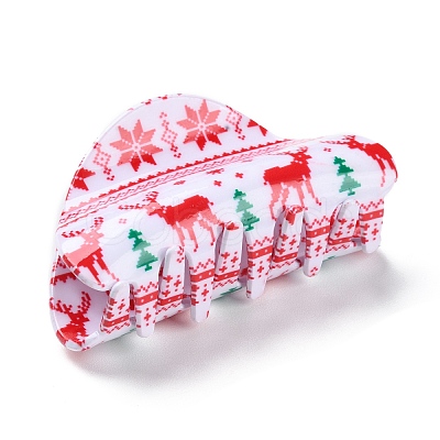 Christmas Theme PVC Claw Hair Clips PHAR-C001-01C-1