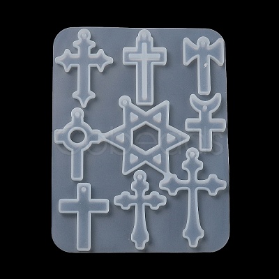 Star of David & Cross Pendant DIY Silicone Molds SIMO-C012-05-1