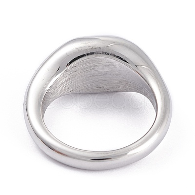 Tarnish Resistant Unisex 304 Stainless Steel Finger Rings RJEW-K233-11B-P-1