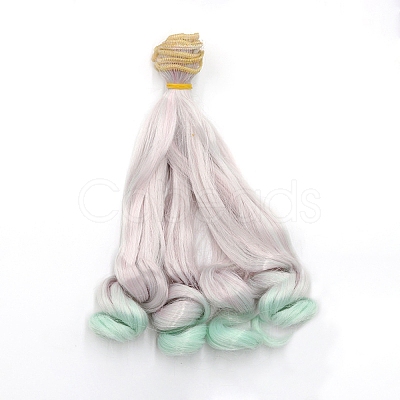 High Temperature Fiber Long Hair Short Wavy Hairstyles Doll Wig Hair DOLL-PW0001-023-09-1