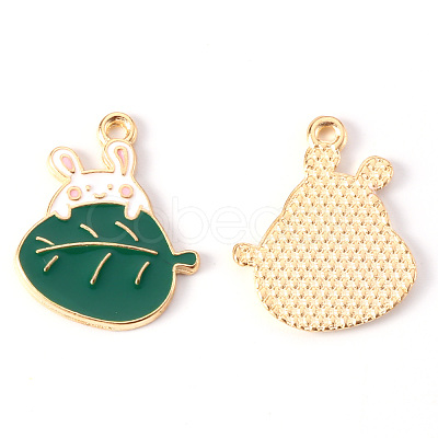 Alloy Enamel Pendants X-ENAM-N054-41-RS-1