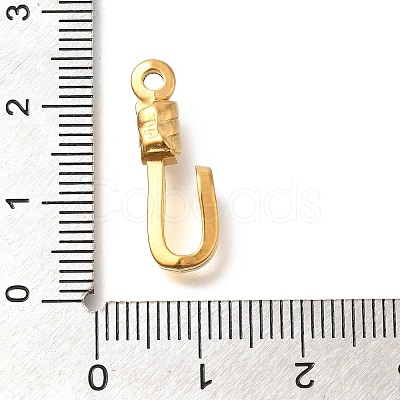 Ion Plating(IP) 304 Stainless Steel Hook Clasps STAS-I321-71G-1